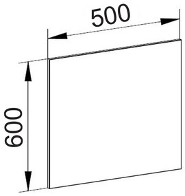 Mereo Mereo, Zrkadlo na bielej doske, MER-CN693