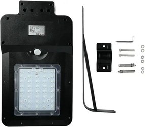 LED Solárna pouličná lampa so senzorom LED/15W/7,4V 4000K IP65 10800 mAh