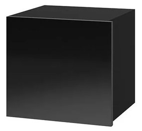 MIRJAN 24 Nástenná skrinka CALABRINI 34x34 cm čierna MJ0099