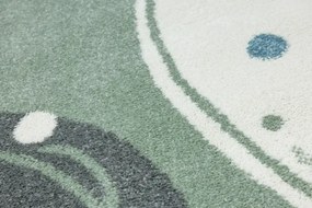 Koberec LIMA M040A zelený / krémový