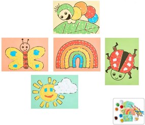 Haba Craft Kit Kreatívna sada Prvé lepenie Jarné obrázky