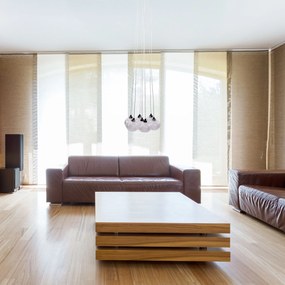 Toolight Toolight, závesné svietidlo 7xG9, MS020-7CP, čierna matná, OSW-09633