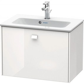 DURAVIT Brioso závesná skrinka pod umývadlo Compact, 1 zásuvka, 620 x 389 x 442 mm, biela vysoký lesk, BR401002222