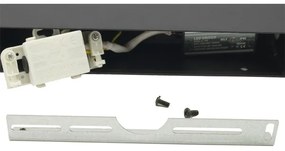 LED Vonkajšie nástenné svietidlo 2xLED/16W/230V IP54 90 cm čierna