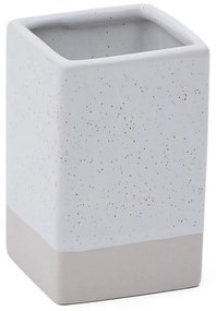 Krémový keramický téglik na zubné kefky Careli – Kave Home