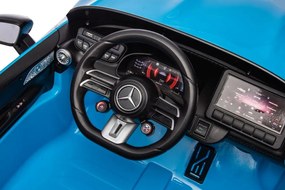 LEAN CARS Mercedes AMG SL63 modro lakovaný batériový automobil