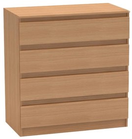 Tempo Kondela 4 šuplíková komoda, buk, HANY 2 NEW  004