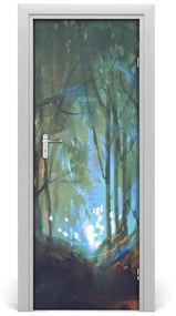 Samolepiace fototapety na dvere tajuplný les 85x205 cm
