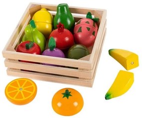 Drevené ovocie s magnetom pre deti | 10ks