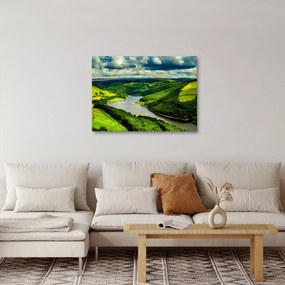 Obraz - Zelená krajina (70x50 cm)
