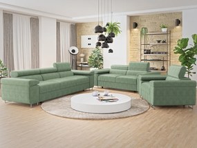 Sedacia súprava 3+2+1 Terazuro 3+2+1 S (zelená) . Vlastná spoľahlivá doprava až k Vám domov. 1105843
