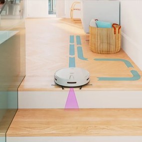 Niceboy ION Charles i4 - Inteligentný robotický vysávač 2v1 4400 mAh Wi-Fi biela + DO