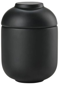 Čierny kameninový kúpeľňový organizér na vatové tampóny Sensu – Zone