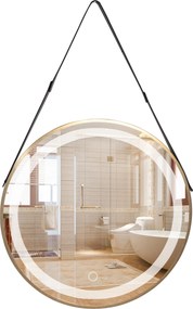 Rea Zrkadlo ⌀60 cm s regulovateľným LED osvetlením HOM-01504