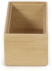 Organizér Compactor Bamboo Box, 15 x 7,5 x 6,5 cm, prírodné drevo