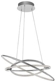 LED luster Livorno 60 Chrome