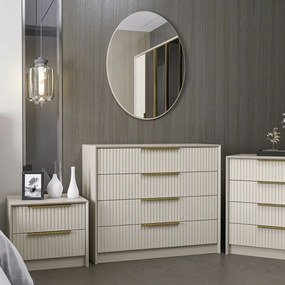Komoda so zrkadlom Kale Beige