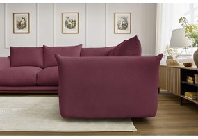 Vínová rohová pohovka Ernest – Bobochic Paris