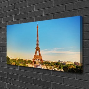 Obraz Canvas Eiffelová veža paríž 140x70 cm