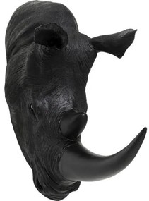 Rhino Head dekorácia čierna