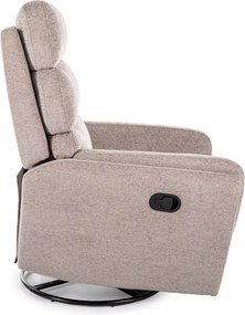 Relaxačné polohovacie kreslo Argos tmavo béžové
