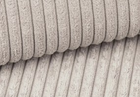 Dvojmiestna pohovka Cassino, krémová štruktúrovaná látka