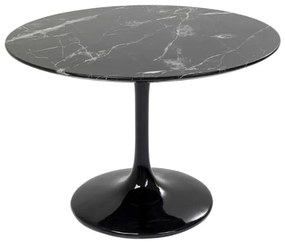 Solo jedálenský stôl čierny mramor o110 cm