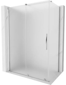 Mexen Velar, sprchový kút s posuvnými dverami 160 x 85 cm, 8mm sklo námraza, chrómová, 871-160-085-31-01