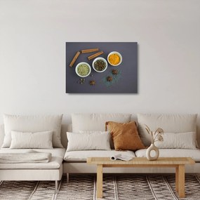 Sklenený obraz - korenie (70x50 cm)