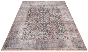 Obsession, Kusový koberec My Maurea 780 navy – na von aj na doma, 120x170, hnedá, chodba / predsieň