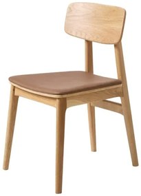 Jedálenská stolička Unique Furniture LIVO hnedá drevo 38444203