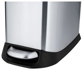 Pedálový odpadkový kôš z nehrdzavejúcej ocele v striebornej farbe 12 l Design – Wenko