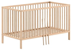 Postieľka z borovicového dreva 70x140 cm v prírodnej farbe DINO – Vipack