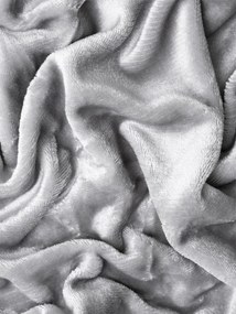 Plachta mikroplyš Deluxe 220 × 200 cm – svetlosivé