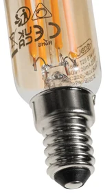 Sada 5 stmievateľných LED žiaroviek E14 zlatá T25 4W 300 lm 2200K
