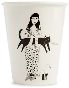 helen b Porcelánový hrnček Black Cat 220 ml