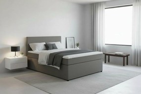 XXXLutz BOXSPRINGOVÁ POSTEĽ, 140/200 cm sivá MID.YOU - Online Only spálne - 000044002909