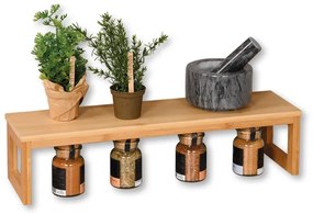 Prídavná polica, bambusová KESPER - AREA 56 x 15 x 13 cm