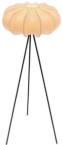Biela stojacia lampa s textilným tienidlom (výška 147 cm) Cafee – Candellux Lighting