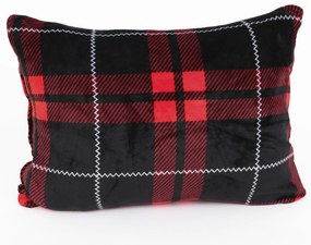 Obliečka na vankúš mikroplyš Exclusive 40 x 60 cm - Scot červené