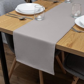 Biante Dekoračný behúň na stôl Rongo RG-101 Svetlo sivý 45x180 cm