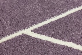 Koberec LIMA C877B fialový / krémový