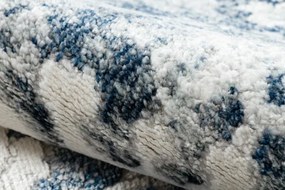 Koberec DISTIN 0822A Rozeta / vintage, granátový / modrý / biely