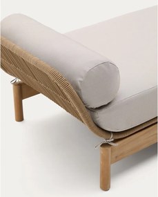 Záhradná pohovka z masívu akácie v prírodnej farbe Catalina – Kave Home