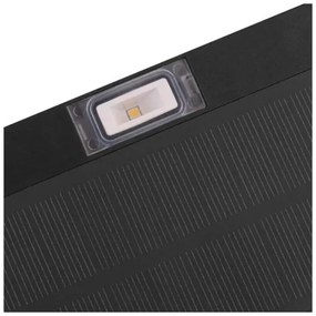 LED Solárny reflektor so senzorom pohybu LED/3,7V 1200mAh 4000K IP65 čierna