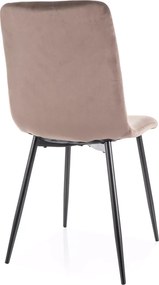 SI Daren Velvet stolička kapučín