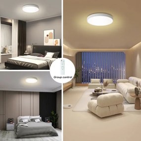 Brilagi - LED stmievateľné svietidlo POOL LED/60W/230V 3000-6000K priemer 60 cm biela + diaľkové ovládanie