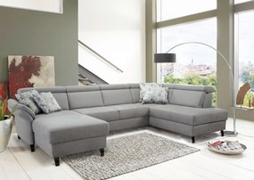 XXXLutz SEDACIA SÚPRAVA, textil, svetlosivá Sit & More - Sedačky - 000144005221