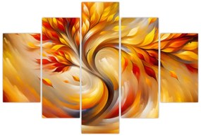 Obraz - Jesenný strom (150x105 cm)
