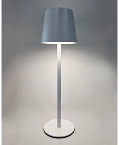 LED dotyková stolná lampa stmievateľná 5W/5V USB 1200 mAh biela